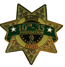 Sheriffs Badge Shaped Challenge Coin