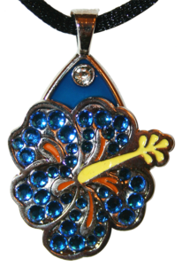 Custom Golf Necklace blue