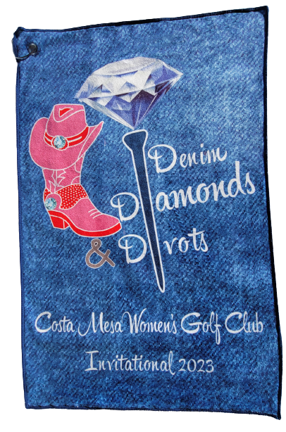 Custom Golf Towels Denim Divas