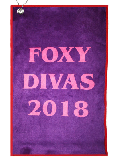 Custom Golf Towels Foxy Divas