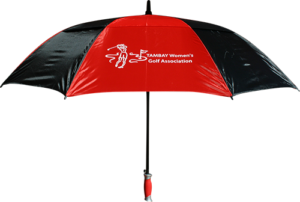 Custom Golf Umbrella red black