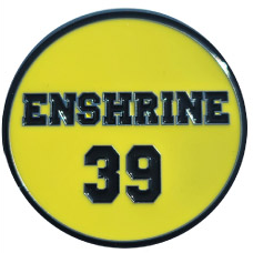 Yellow Ball Marker In Coin With Lettering