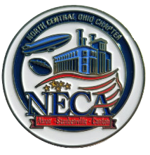 Ball Marker In Coin With White Background and Blue Lettering