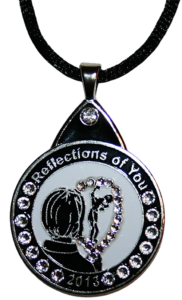 reflections golf necklace